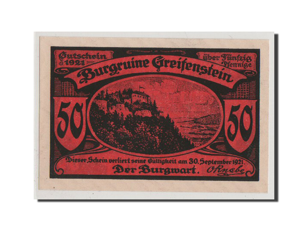 Banknote, Germany, Schwarzburg-Rudolstadt, 50 Pfennig, 1921, UNC(65-70)