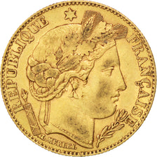 FRANCE, Cérès, 10 Francs, 1899, Paris, KM #830, AU(50-53), Gold, Gadoury #1016, 