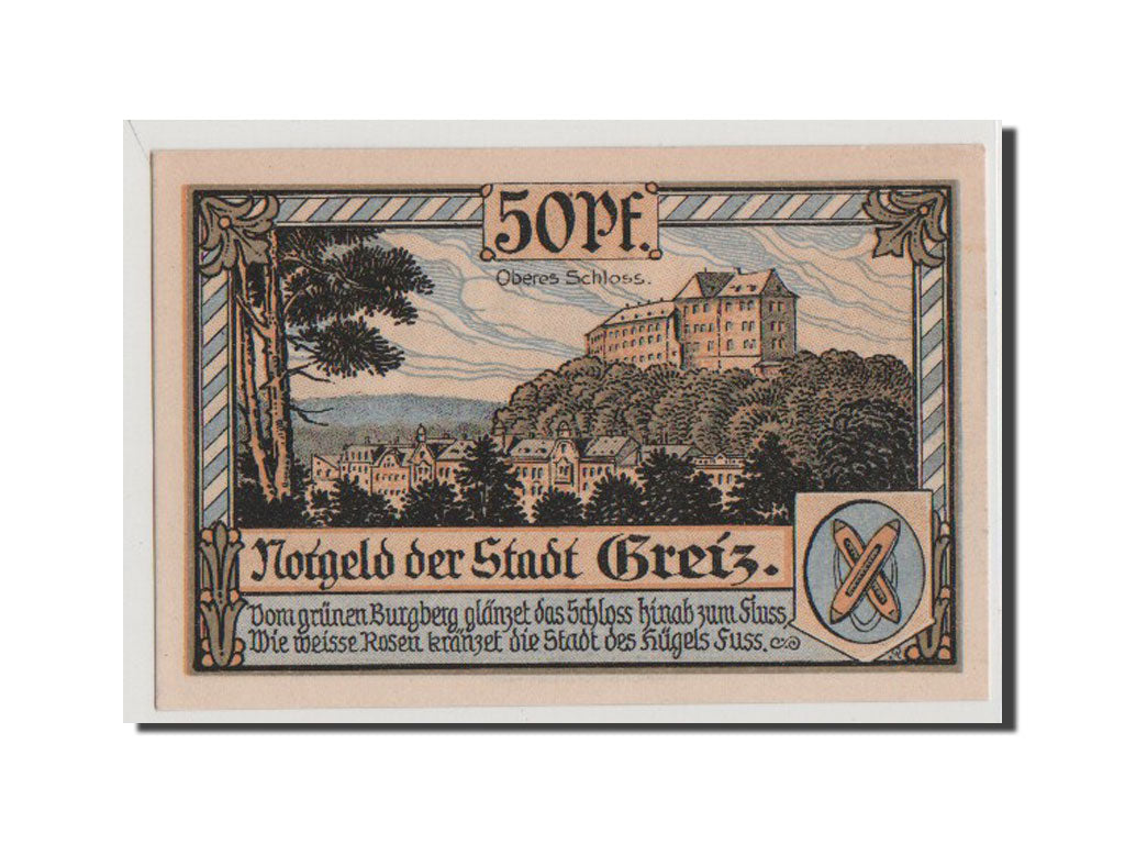 Biljet, Duitsland, 50 Pfennig, 1921, NIEUW