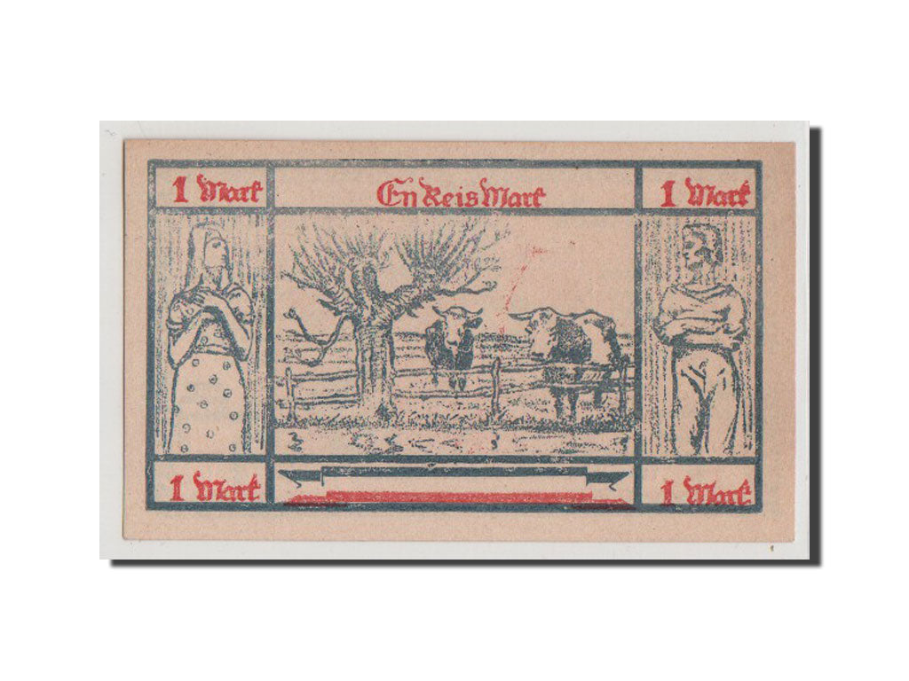 Banknote, Germany, Schleswig-Holstein, 1 Mark, 1921, UNC(65-70), Mehl:484.1b