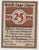 Geldschein, Deutschland, Lage Stadt, 25 Pfennig, 1921, 1921-02-01, UNZ