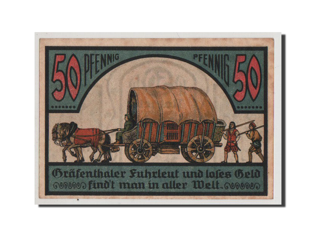 Banknote, Germany, Grafenthal, 50 Pfennig, 1921, 1921-10-01, UNC(64), Mehl:463.3
