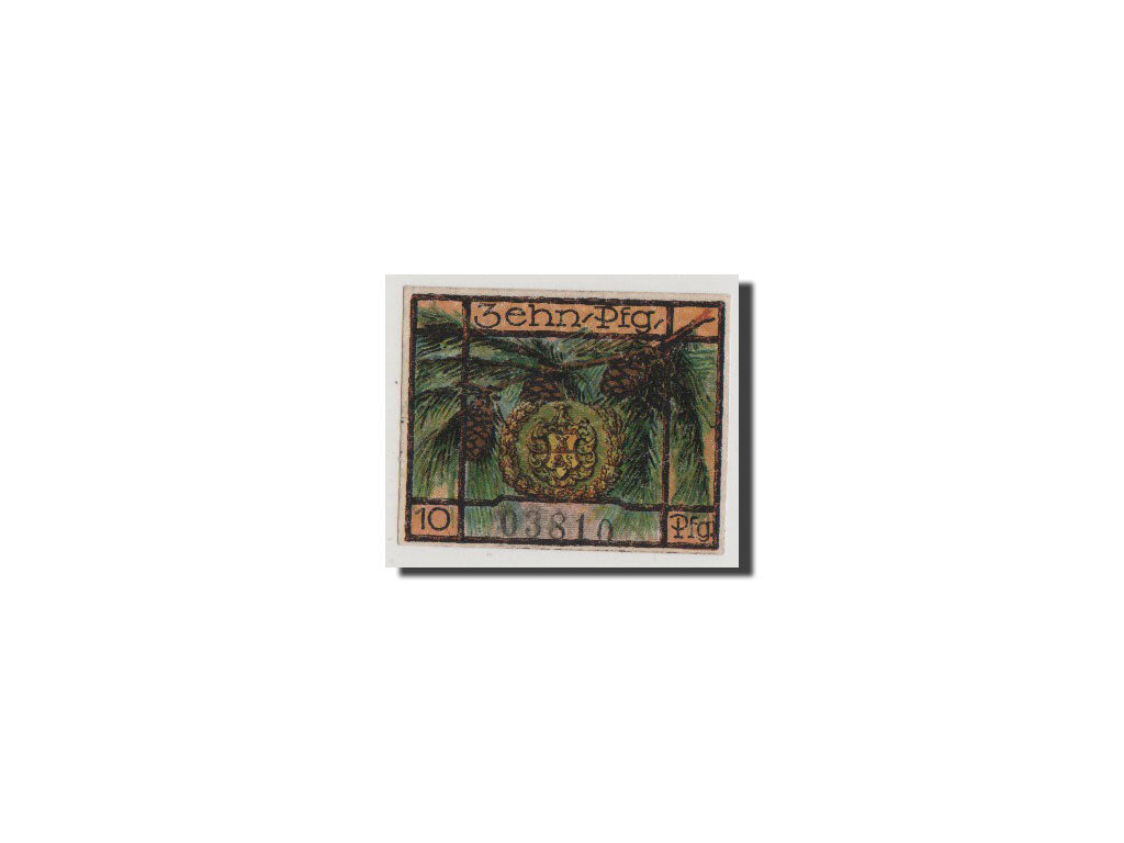 Geldschein, Deutschland, Grafenthal, 10 Pfennig, 1921, UNZ, Mehl:463.1