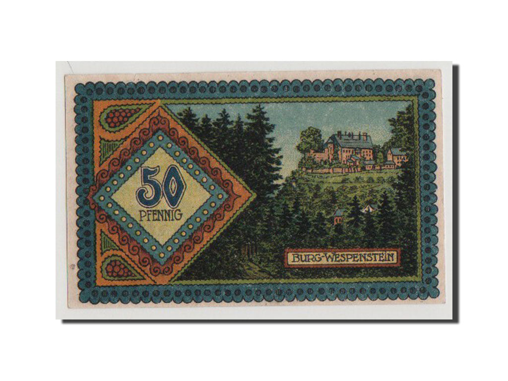 Geldschein, Deutschland, Grafenthal, 50 Pfennig, 1921, UNZ, Mehl:463.1