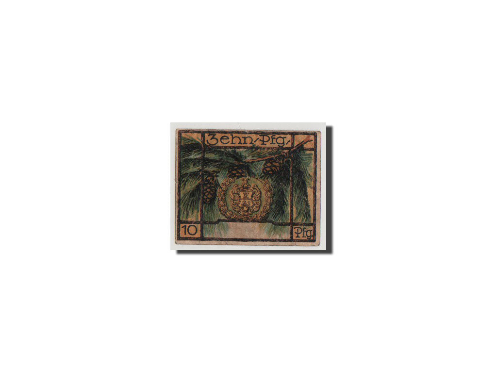 Banknote, Germany, Grafenthal, 10 Pfennig, 1921, UNC(63), Mehl:463.2