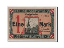 Notgeld, Dänisch Nordschleswig, Gramby, 1 Mark 1920, 40964, Mehl 464.1a