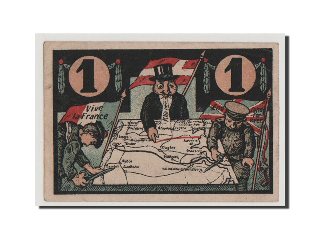 Germany, Dänisch Nordschleswig, 1 Mark, 1920, 1920-03-01, UNC(64), 48928, Mehl #