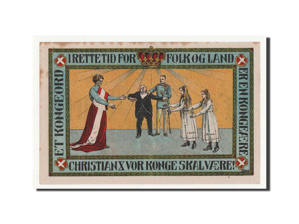 Billete, Alemania, Dänisch Nordschleswig, 2 Mark, 1920, SC+, Mehl:464.2a