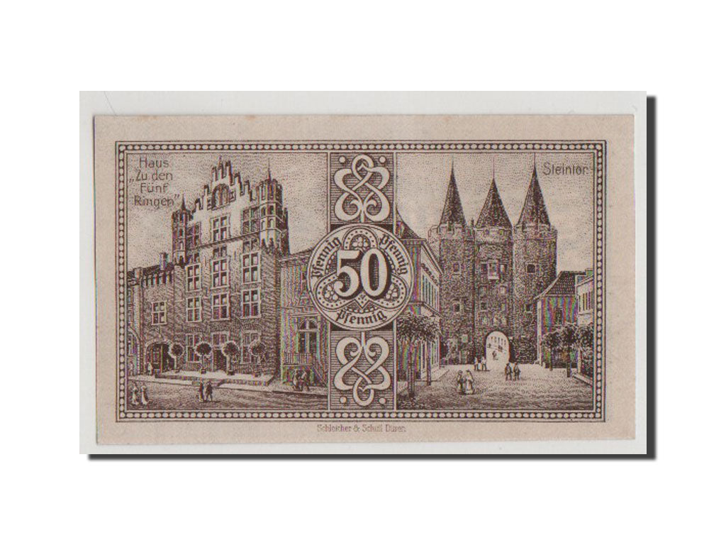 Banconote, Germania, Goch, 50 Pfennig, 1921, FDS, Mehl:445.2a