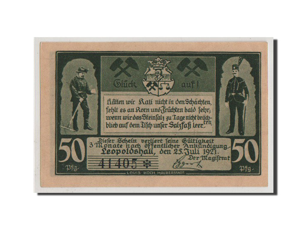 Billet, Allemagne, Anhalt, 50 Pfennig, 1921, NEUF, Mehl:794.1
