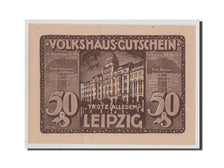 Banconote, Germania, Leipzig Stadt, 50 Pfennig, FDS, Mehl:786.2