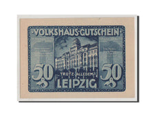 Geldschein, Deutschland, Leipzig Stadt, 50 Pfennig, UNZ, Mehl:786.1