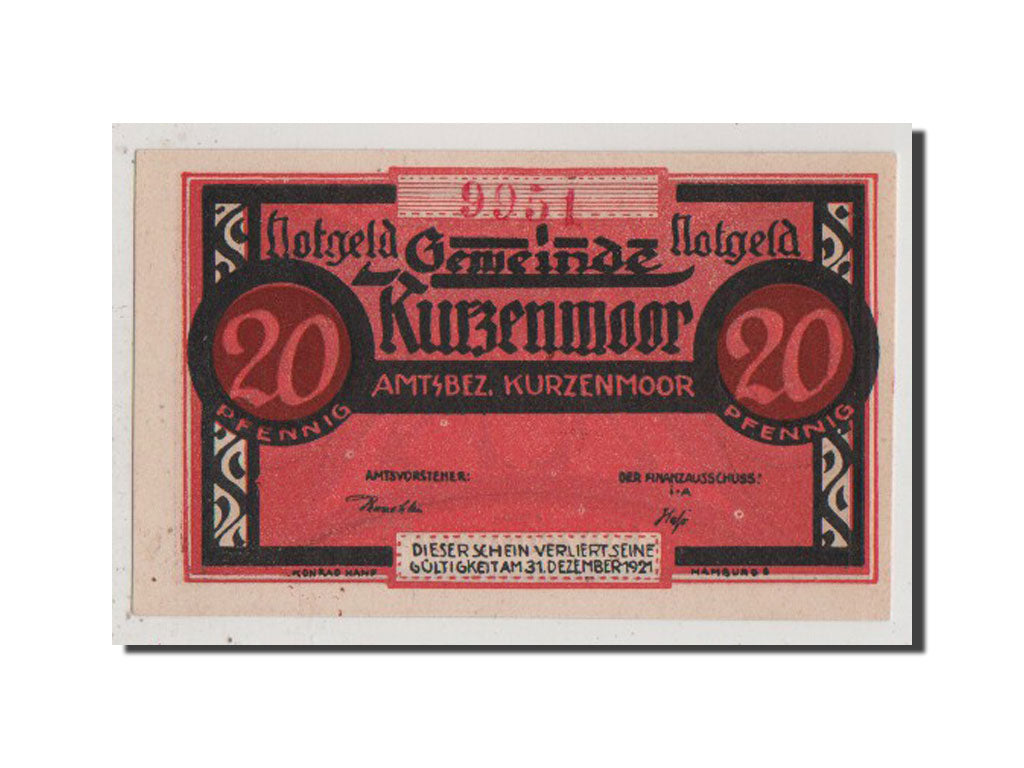 Banconote, Germania, Schleswig-Holstein, 20 Pfennig, FDS, Mehl:751.1a