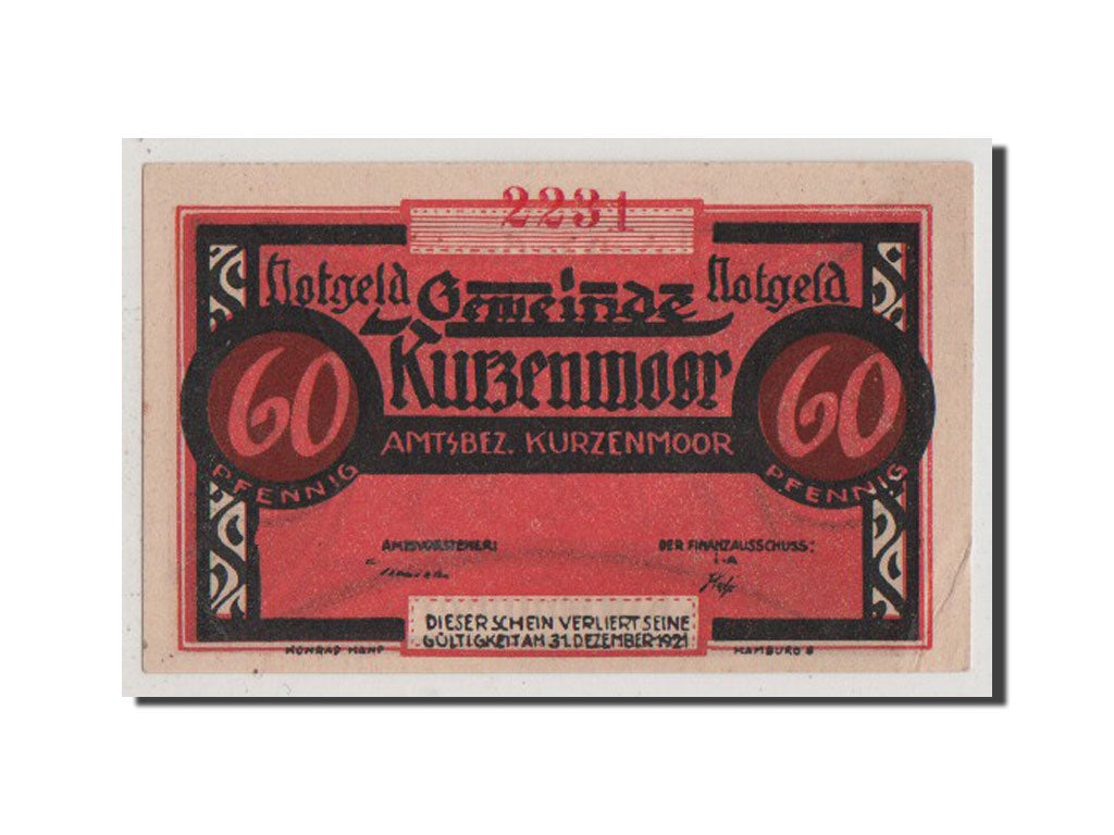 Geldschein, Deutschland, Schleswig-Holstein, 60 Pfennig, UNZ, Mehl:751.1a