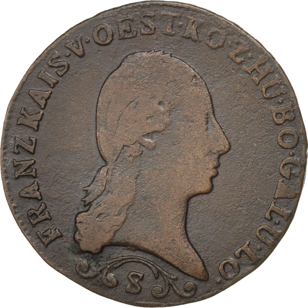 Monnaie, Autriche, Franz II (I), Kreuzer, 1812, Schmollnitz, TB, Cuivre, KM:2112