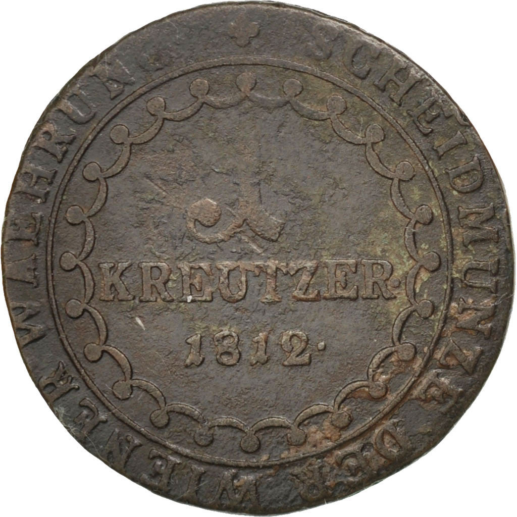 Monnaie, Autriche, Franz II (I), Kreuzer, 1812, Schmollnitz, TB, Cuivre, KM:2112