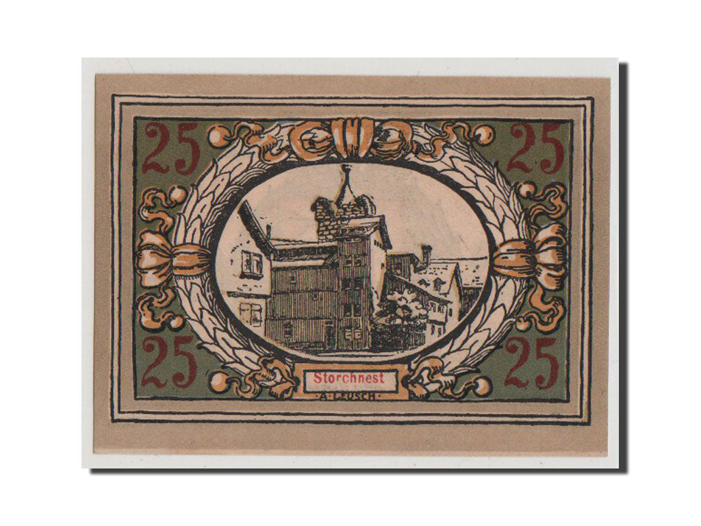 Billet, Allemagne, Langensalza Stadt, 25 Pfennig, 1921, NEUF, Mehl:770.1