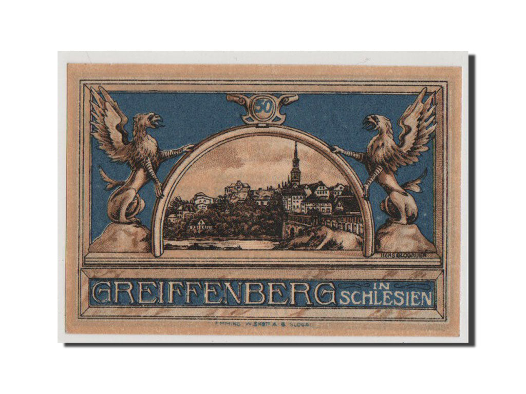 Germany, Greiffenberg, 50 Pfennig, 1920, UNC(65-70), Mehl #470.1