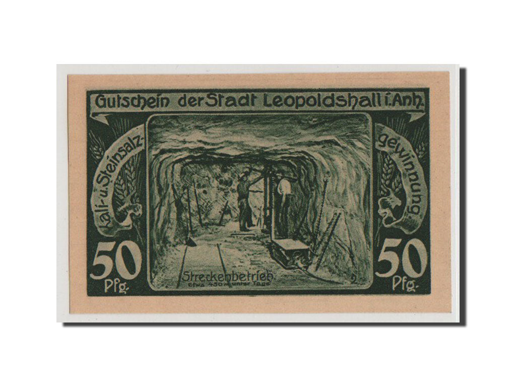 Billet, Allemagne, Anhalt, 50 Pfennig, 1921, NEUF, Mehl:794.1
