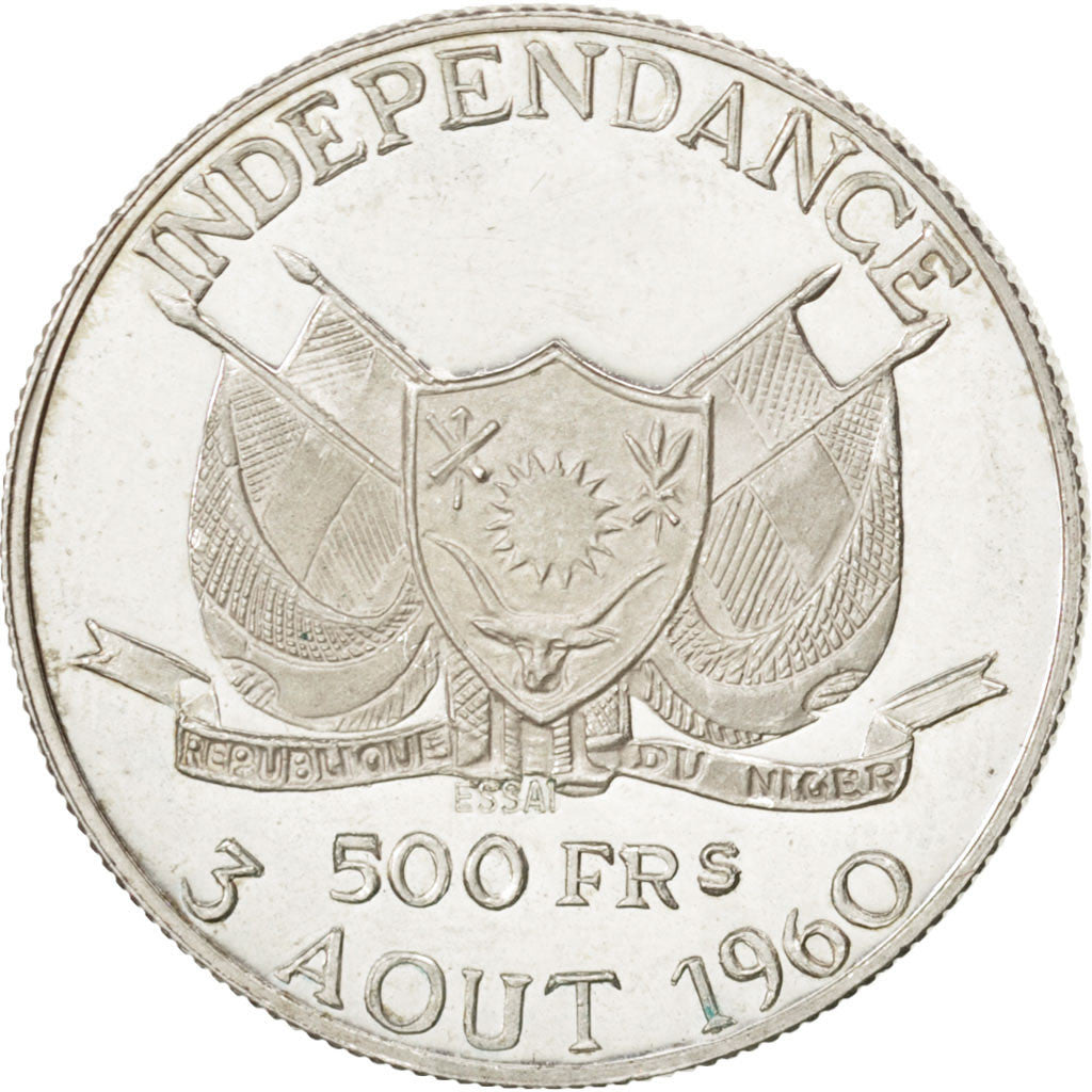 Niger, 500 Francs, 1960, SPL, Argento, KM:5