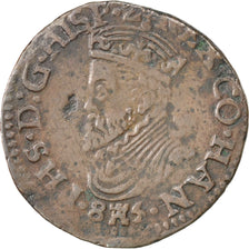 Francia, Liard, 1585, Mons, MB+, Rame