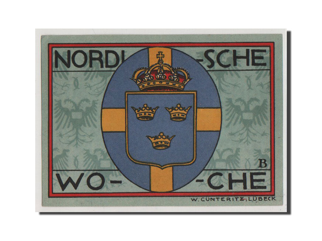 Geldschein, Deutschland, Lübeck, 50 Pfennig, 1921, UNZ, Mehl:827.1