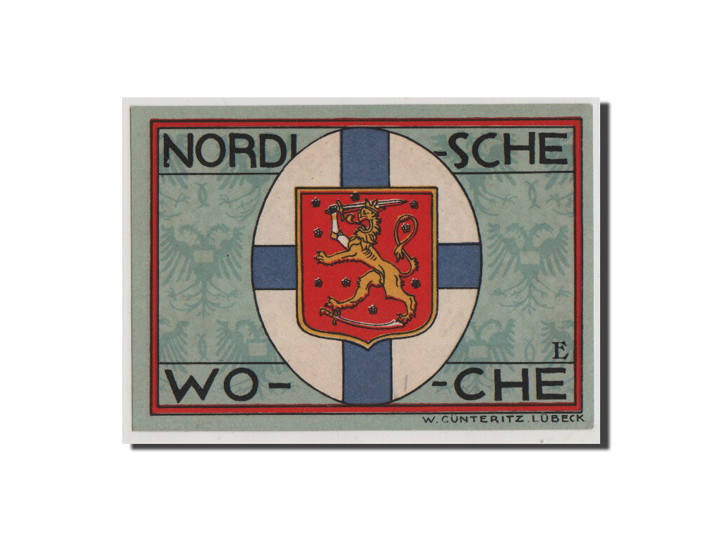 Banconote, Germania, Lübeck, 50 Pfennig, 1921, FDS, Mehl:827.1