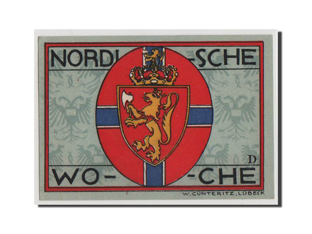 Billet, Allemagne, Lübeck, 50 Pfennig, 1921, NEUF, Mehl:827.1