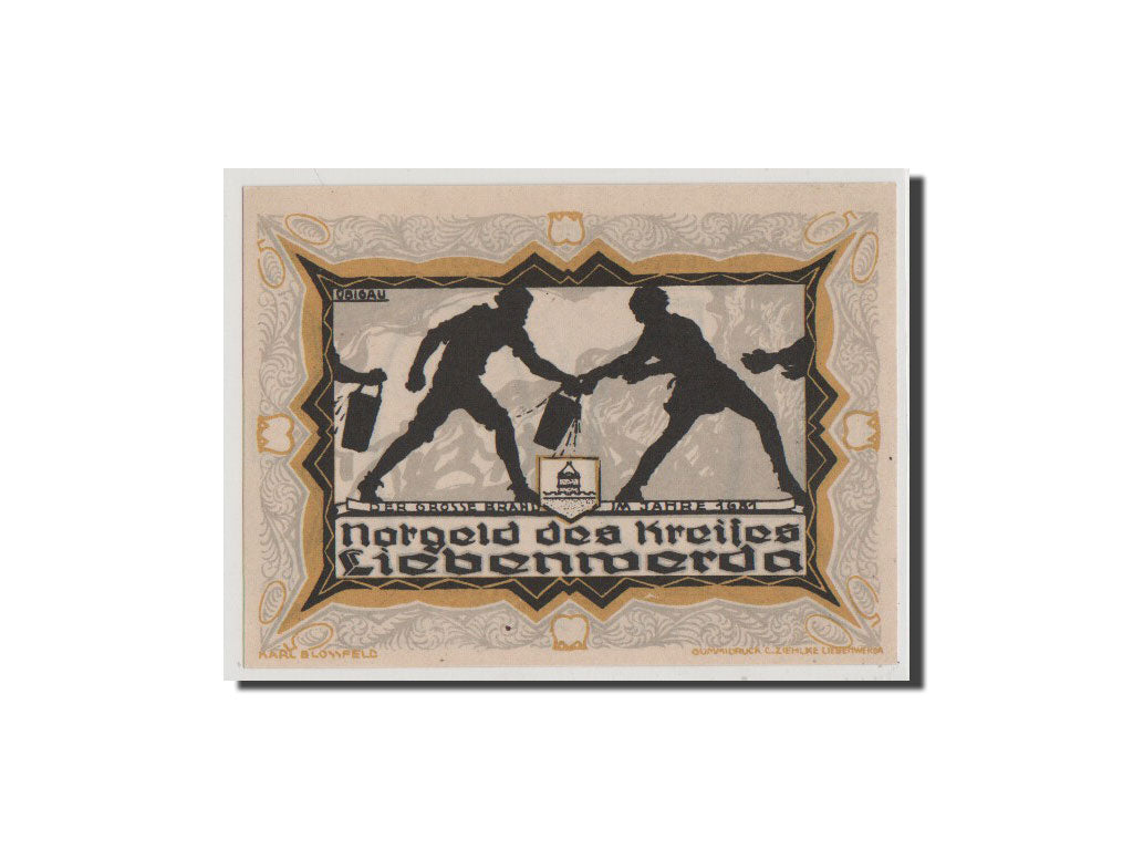 Geldschein, Deutschland, Provinz Sachsen, 50 Pfennig, 1921, UNZ, Mehl:800.1