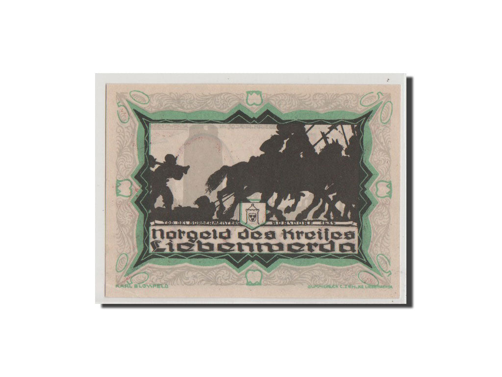 Banconote, Germania, Provinz Sachsen, 50 Pfennig, 1921, FDS, Mehl:800.1