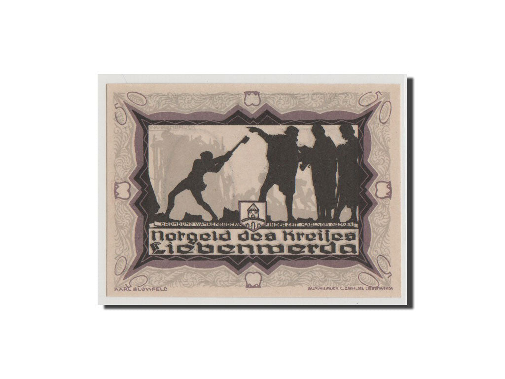 Banconote, Germania, Provinz Sachsen, 50 Pfennig, 1921, FDS, Mehl:800.1