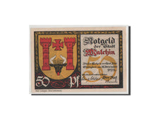 Banconote, Germania, Malchin Stadt, 50 Pfennig, FDS, Mehl:862.3