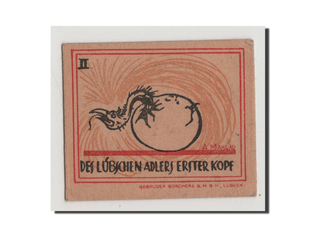 Geldschein, Deutschland, Lübeck, 20 Pfennig, 1921, UNZ-, Mehl:831.1