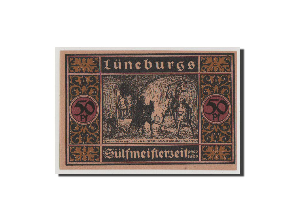 Billet, Allemagne, Luneburg Stadt, 50 Pfennig, 1921, NEUF, Mehl:840.2