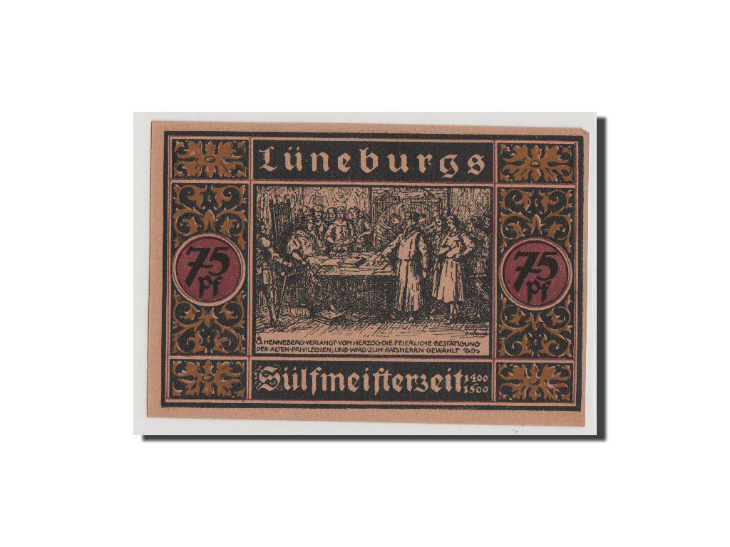 Billet, Allemagne, Luneburg Stadt, 75 Pfennig, 1921, NEUF, Mehl:840.2