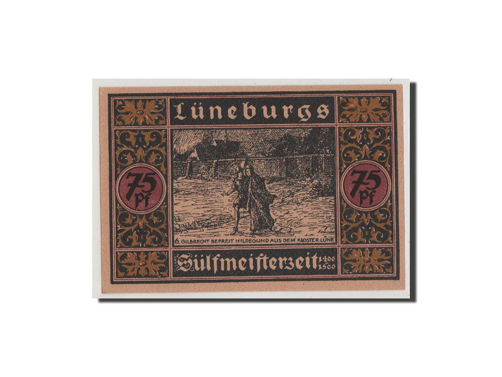 Banknote, Germany, Luneburg Stadt, 75 Pfennig, 1921, UNC(65-70), Mehl:840.2