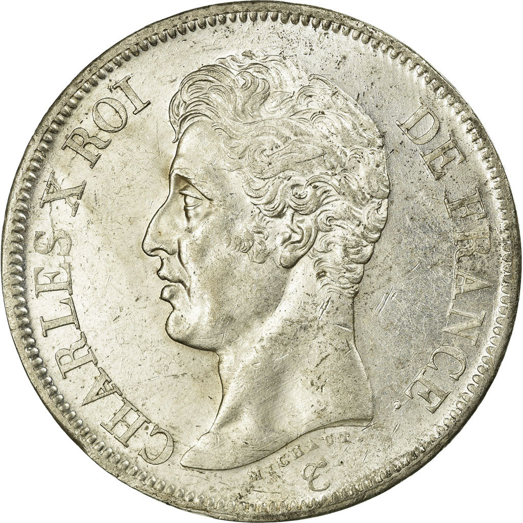 Münze, Frankreich, Charles X, 5 Francs, 1825, Lille, VZ, Silber, KM:720.13