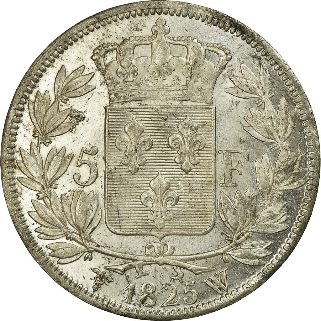 Münze, Frankreich, Charles X, 5 Francs, 1825, Lille, VZ, Silber, KM:720.13