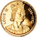 Francja, Medal, Les Rois de France, Louis IX, Historia, MS(63), Vermeil