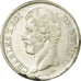 França, Charles X, 5 Francs, 1830, Lille, 2nd type, Prata, AU(55-58)