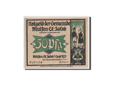 Geldschein, Deutschland, Mulsen St Jacob Gemeinde, 50 Pfennig, 1921, UNZ