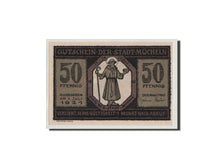 Billete, Alemania, Mucheln Stadt, 50 Pfennig, 1921, UNC, Mehl:902.1