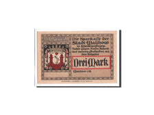 Germany, Malchow Stadt, 3 Mark, UNC(65-70), Mehl #863.3c