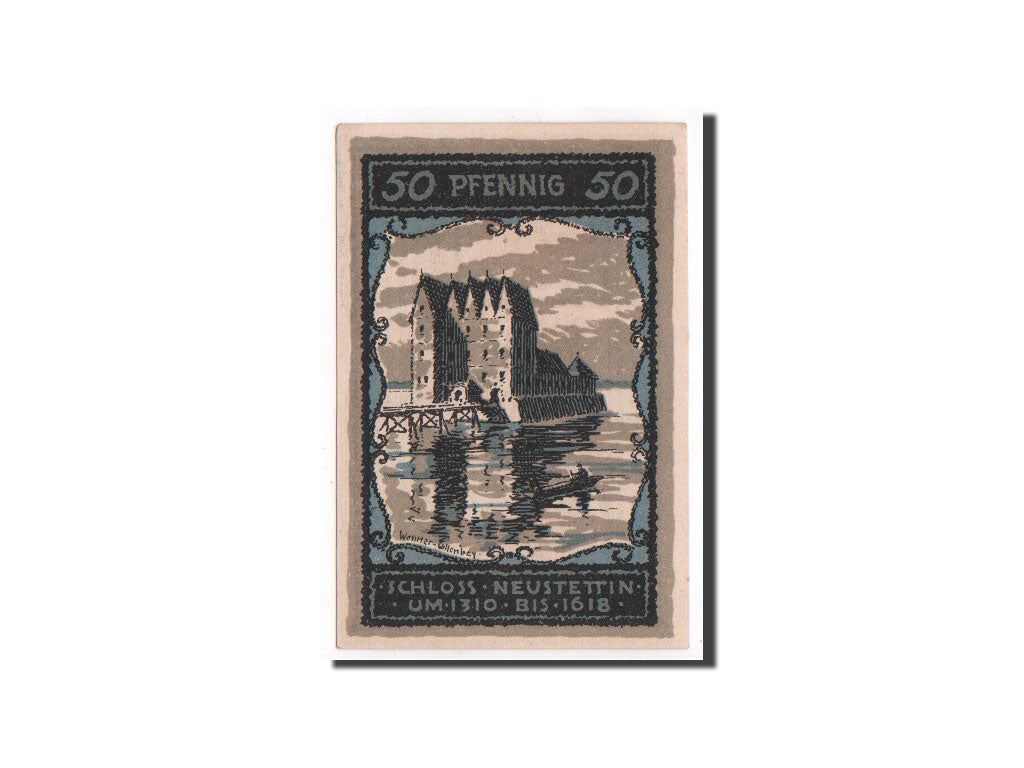 Banconote, Germania, Pommern, 50 Pfennig, 1921, FDS, Mehl:968.1