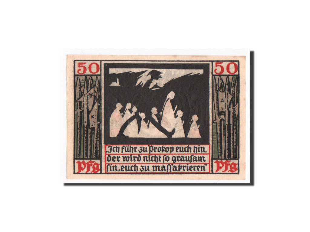 Geldschein, Deutschland, Naumburg a.S. Stadt, 50 Pfennig, 1920, UNZ, Mehl:928.2