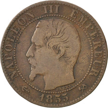 Münze, Frankreich, Napoleon III, Napoléon III, 5 Centimes, 1855, Rouen, S