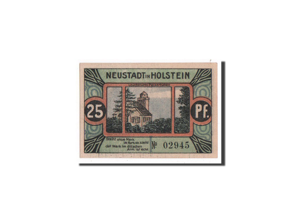 Banknote, Germany, Neustadt i. Holstein Stadt, 25 Pfennig, UNC(65-70)