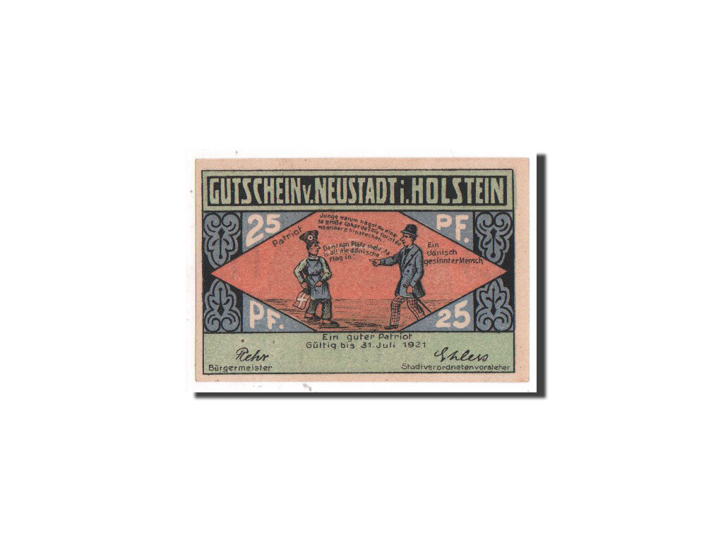 Banknote, Germany, Neustadt i. Holstein Stadt, 25 Pfennig, UNC(65-70)