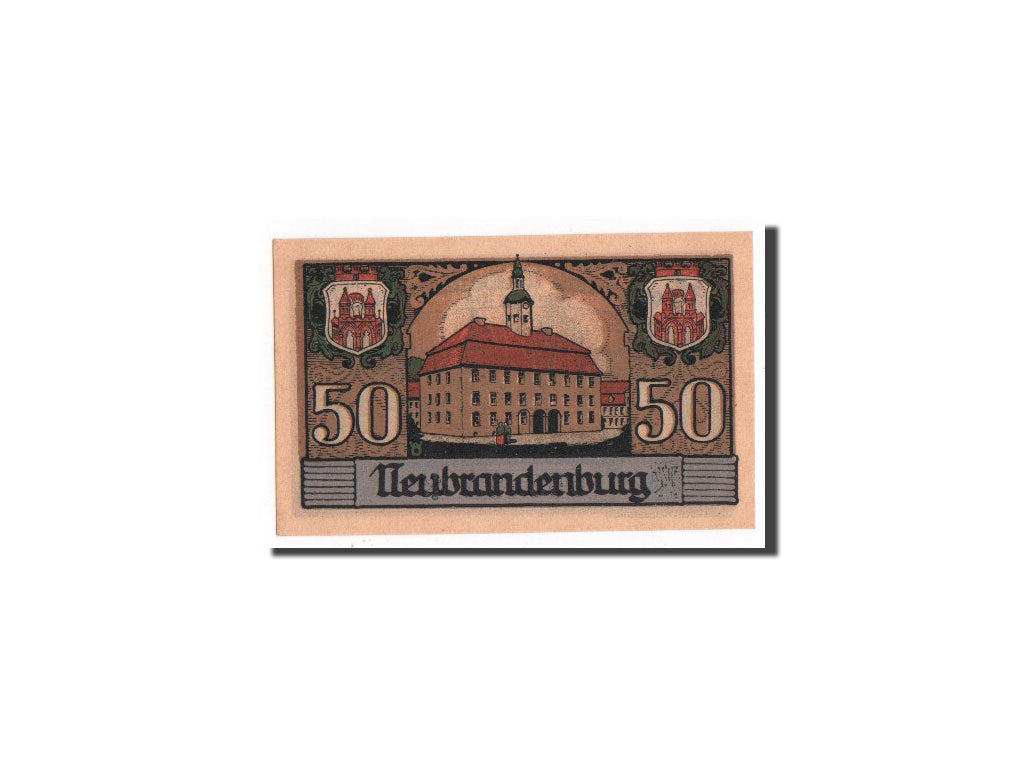 Banknote, Germany, Neubrandenburg Stadt, 50 Pfennig, 1921, UNC(65-70)