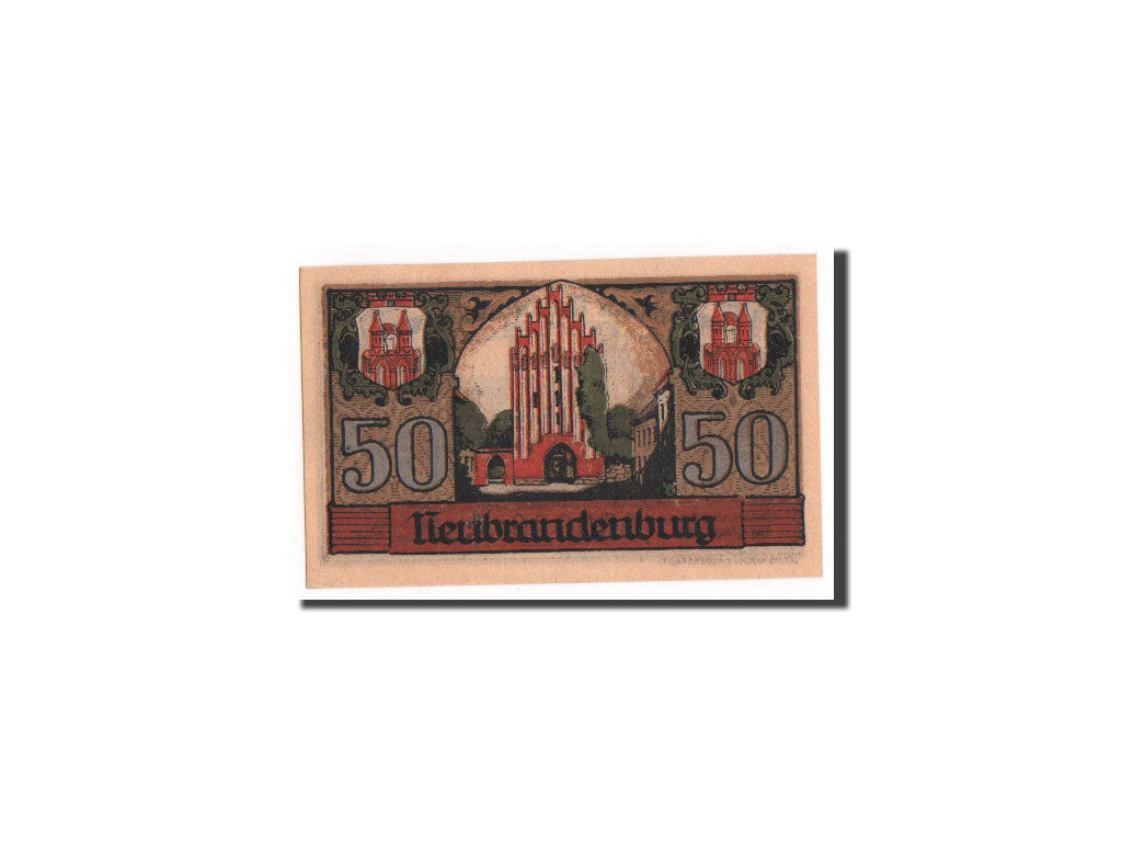 Banknote, Germany, Neubrandenburg Stadt, 50 Pfennig, 1921, UNC(65-70)